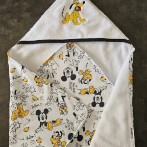 Cape de bain Mickey et Pluto